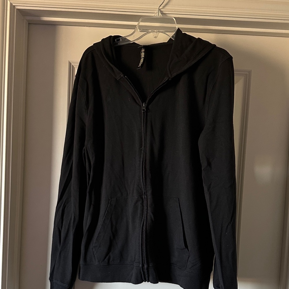 Blue Zip-Up Hoodie